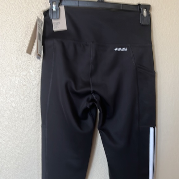 NWT Adidas AeroReady black  HighRise Workout Leggings sz S - Picture 3 of 6